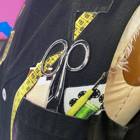 Moschino Tape Measure Sewing Dress - Picture 11 of 14